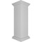 Ekena Millwork 12"W x 40"H Corner Newel Post with Panel, Peaked Capital & Base Trim (Installation kit included) NWL12X40CPP0B0 - alternate 6
